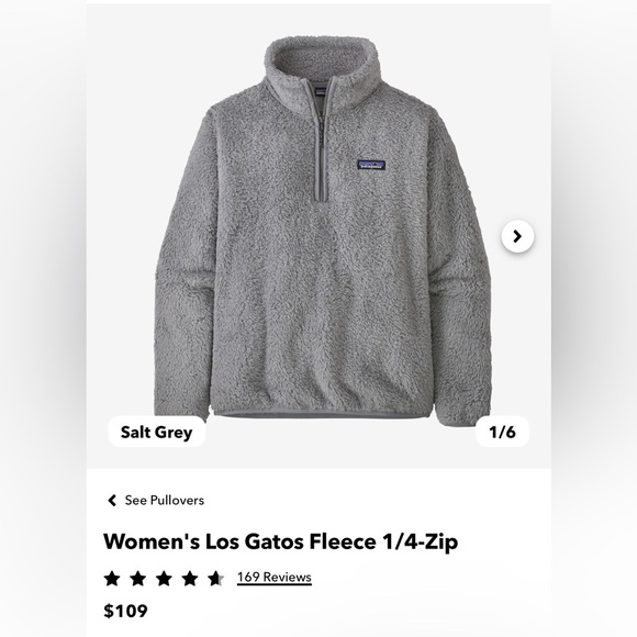 Women’s large Los Gatos fleece pullover. Perfect condition! - Picture 4 of 7